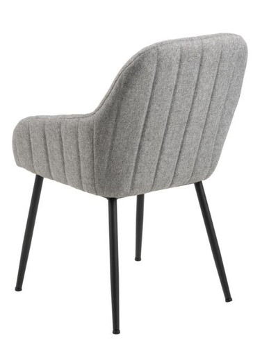 Upholstered Dining Chair Trudy, light grey