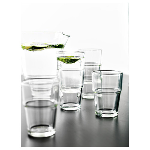 REKO Glass, clear glass, 17 cl, 6 pack