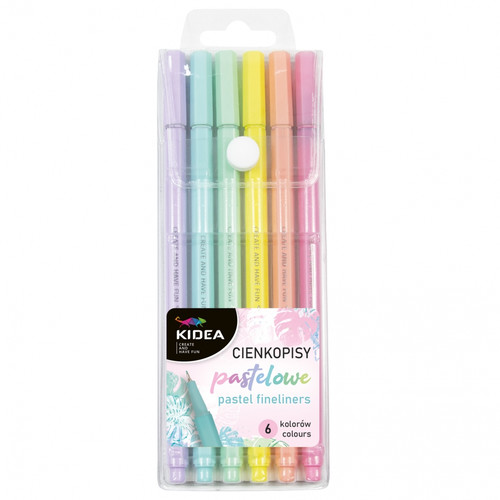 Kidea Pastel Fineliners 6pcs