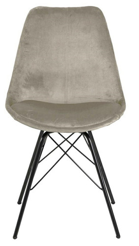 Dining Chair Eris, velvet, sand