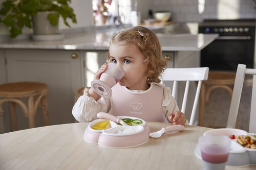 BABYBJORN Dinnerware Set, 8 pcs, Powder Pink