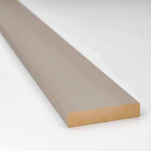 UPPLÖV Deco strip, matt dark beige, 221x1 cm