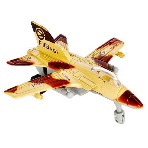 Metal Plane, 1pc, assorted colours, 3+