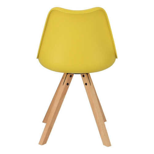 Dining Chair Norden Star Square, yellow