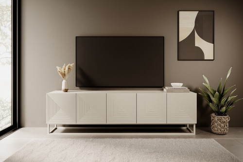 TV Cabinet Asha 200cm, cashmere/cashmere