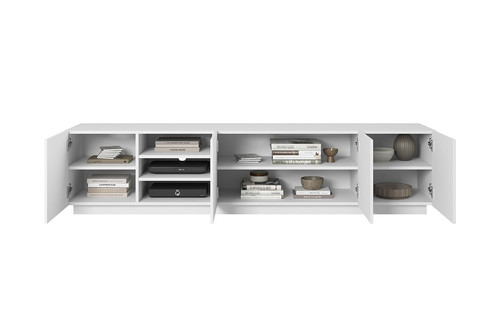 TV Cabinet Asha 200 cm, matt white