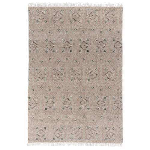 PENSELRÅG Rug, low pile, grey/beige/handmade, 170x240 cm