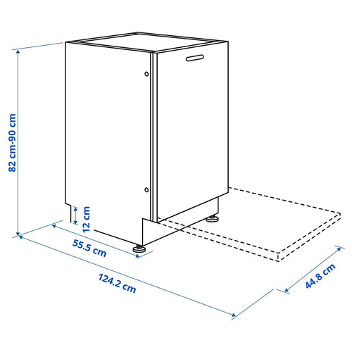 FINPUTSAD Integrated dishwasher, IKEA 700, 45 cm