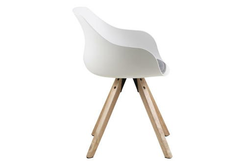 Chair Tina Wood, white