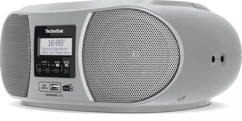 TechniSat Radio Digitradio 1990 DAB+/USB/FM, silver