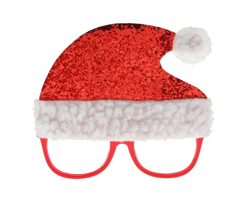 Santa's Hat & Glasses Mask