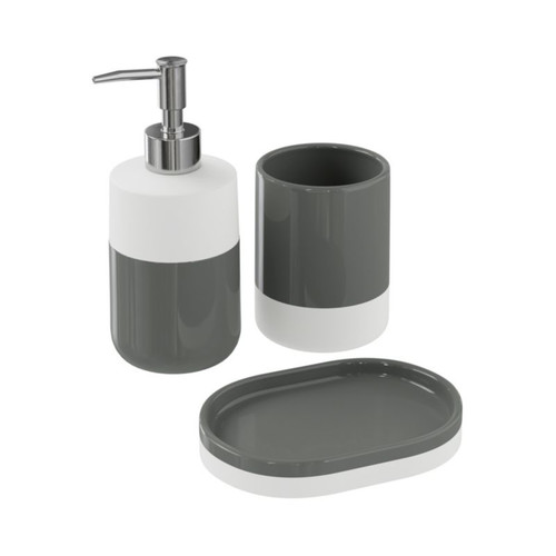 GoodHome Soap Dish Koros, anthracite