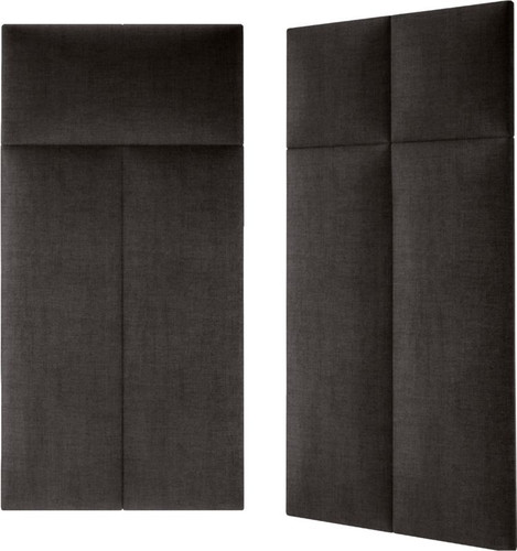 Upholstered Wall Panel Stegu Mollis Rectangle 90 x 30 cm, graphite