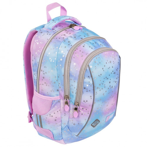 School Backpack St. Right Stars Pastel 27x38x13