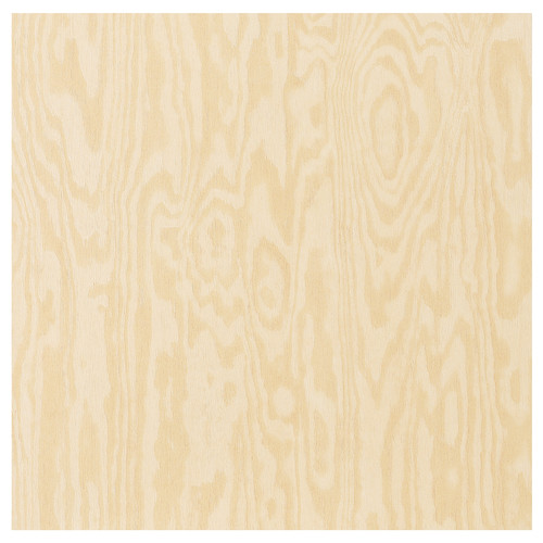 KALBÅDEN Door with hinges, lively pine effect, 60x60 cm