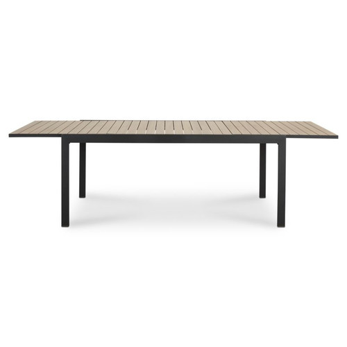 Garden Table Extendable Morlaix 180/270x100cm, dark grey-brown