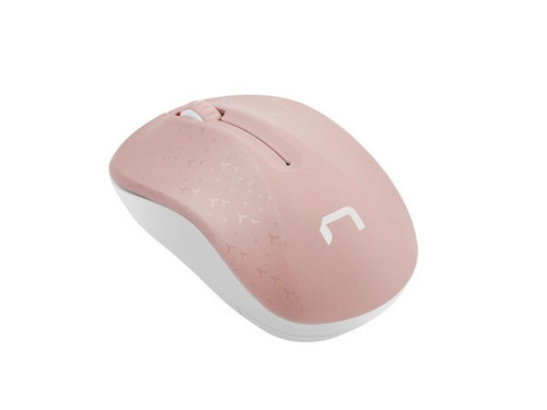 Natec Toucan Optical Wireless Mouse, pink-white