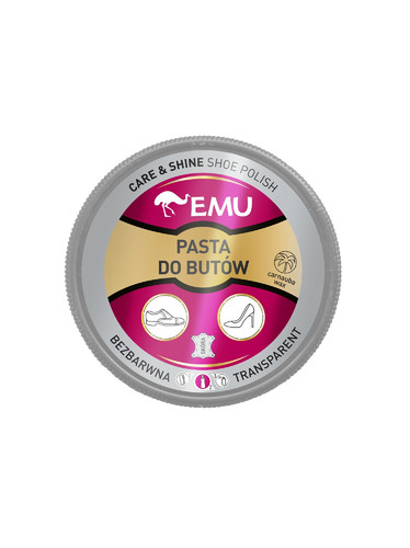 EMU Shoe Polish 50ml, clear