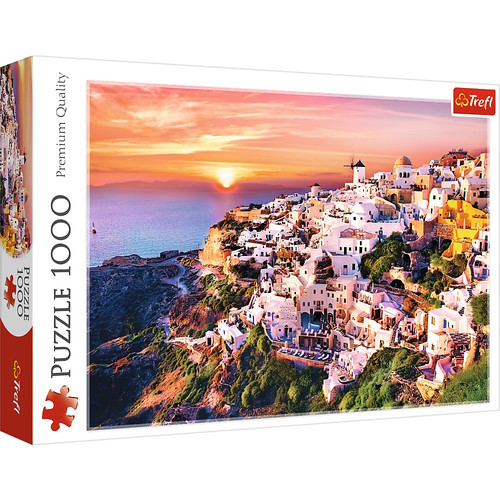 Trefl Jigsaw Puzzle Sunset over Santorini 1000pcs 12+