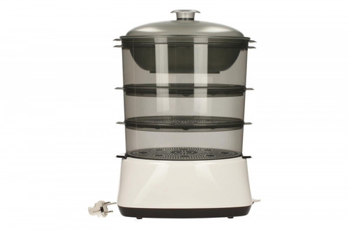 Amica Food Steam Cooker PT3011, black-white