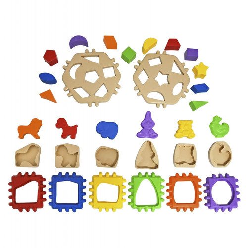 Shape Sorter Animals 32pcs 1+