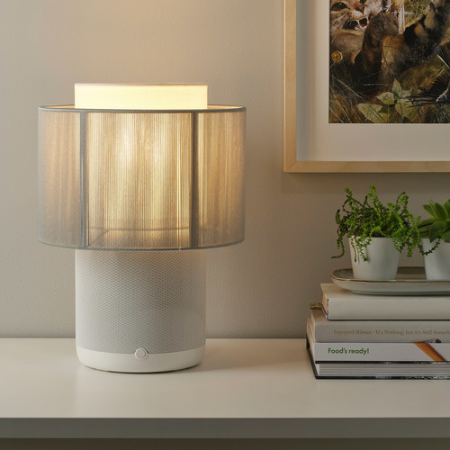 SYMFONISK Speaker lamp base with WiFi, white