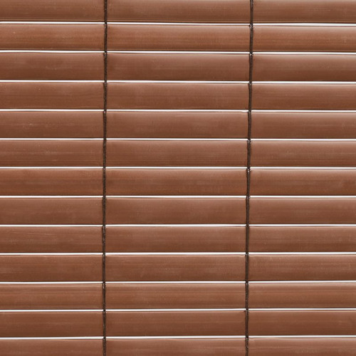 Garden Screen PVC 1x3m, brown