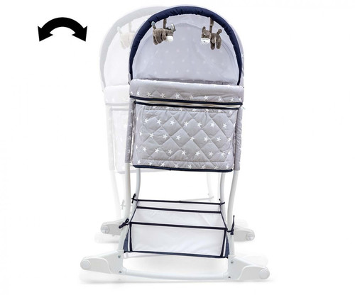 Milly Mally Cradle Baby Cot 2in1 Dream Star 6m+