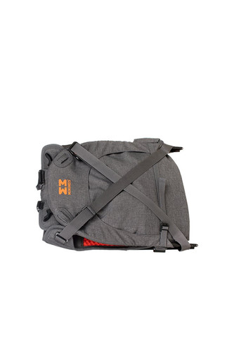 MiniMeis Shoulder Carrier - Grey/Orange