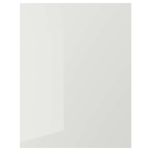 RINGHULT Cover panel, high-gloss light grey, 62x80 cm