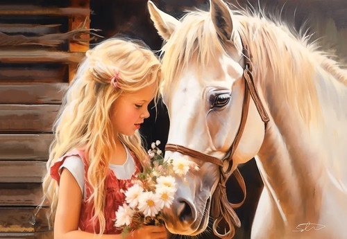 Castorland Jigsaw Puzzle My Friend Horse 1000pcs 9+