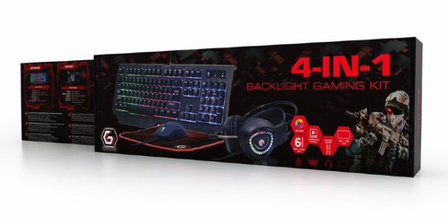 Gembird Wired Gaming 4in1 Set Keyboard/Mouse/Headphones