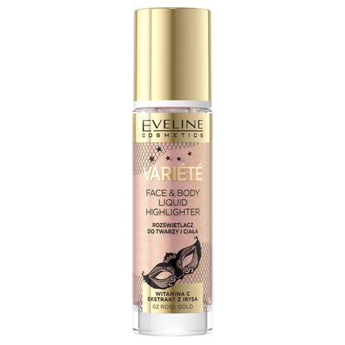 Eveline Variete Face & Body Liquid Highlighter 02 Rose Gold 30ml