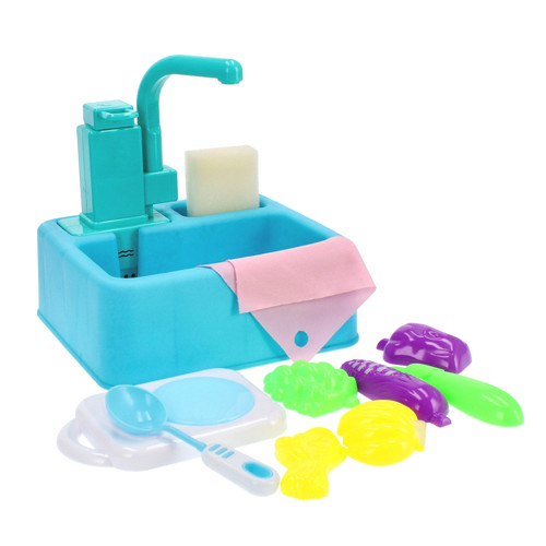 Kitchen Dishwashing Playset with Accessories 3+