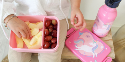 Pret Lunch Box Unicorn Heart Pink