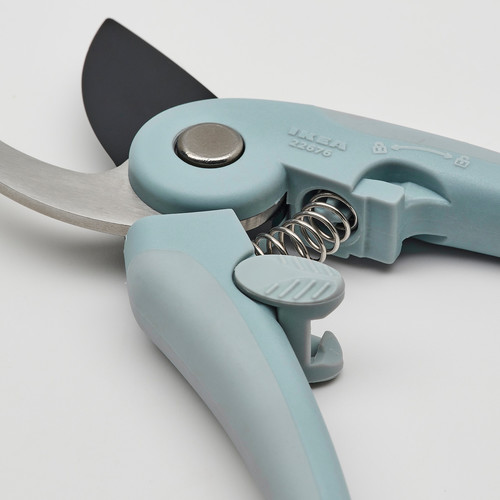 BRYTBÖNA Secateurs, light grey/light grey-blue