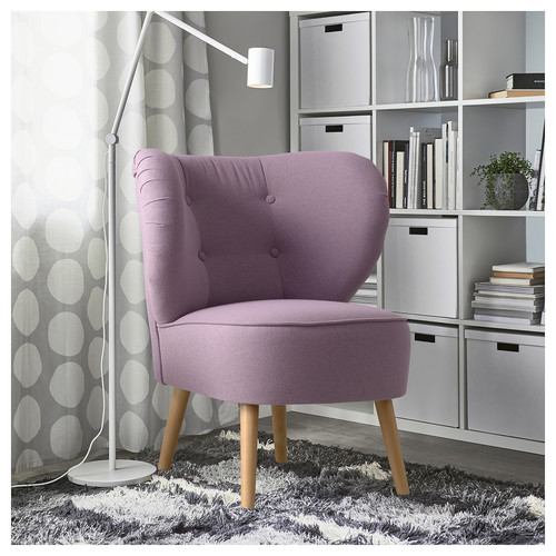 GUBBO Easy chair, lilac