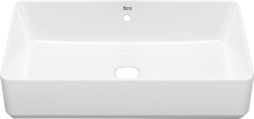 Roca Counter-mounted Basin Domus 60 x 37 cm, white