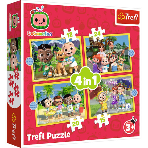 Trefl Children's Puzzle Cocomelon 4in1 3+