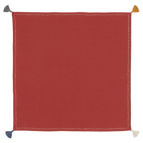 SLÄTTIKA Napkin, dark red, 40x40 cm