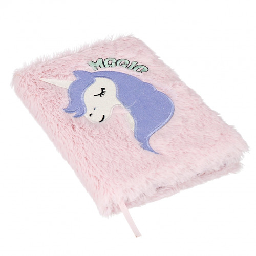 Plush Notebook Magic Pastel Unicorn