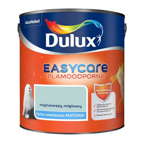 Dulux EasyCare Matt Latex Stain-resistant Paint 2.5l newest mint