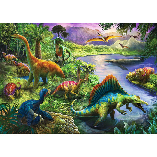 Trefl Children's Puzzle Predatory Dinosaurs 200pcs 7+