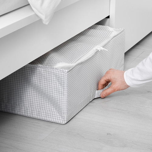 STUK Storage case, white/grey, 55x51x18 cm