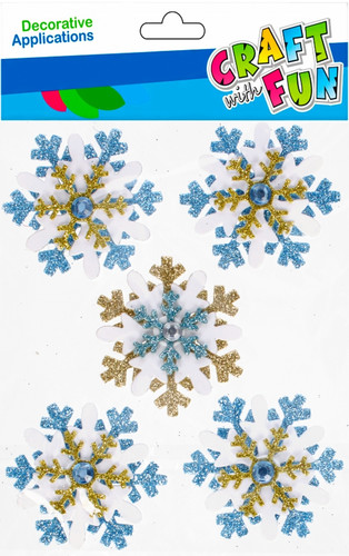 Craft Christmas Self-Adhesive Decoration Set Stars