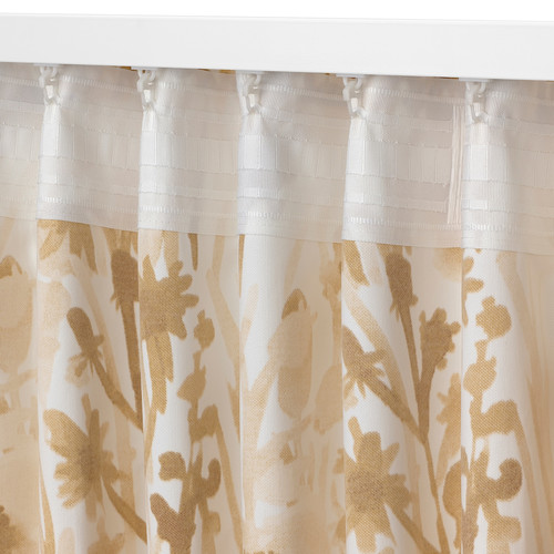 FLENTIMOTEJ Curtains, 1 pair, 145x300 cm