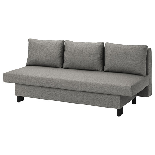 ÄLVDALEN 3-seat sofa-bed, Knisa grey-beige