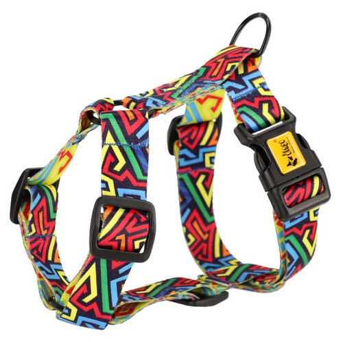 Dingo Dog Harness Guard City - Graffiti Size M