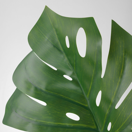 SMYCKA Artificial leaf, monstera, green, 80 cm