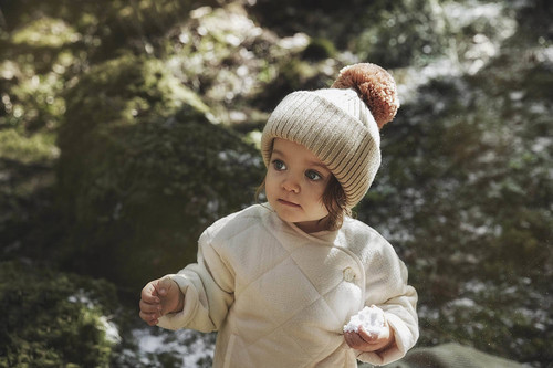 Elodie Details - Wool Beanie Pure Khaki 6-12 months